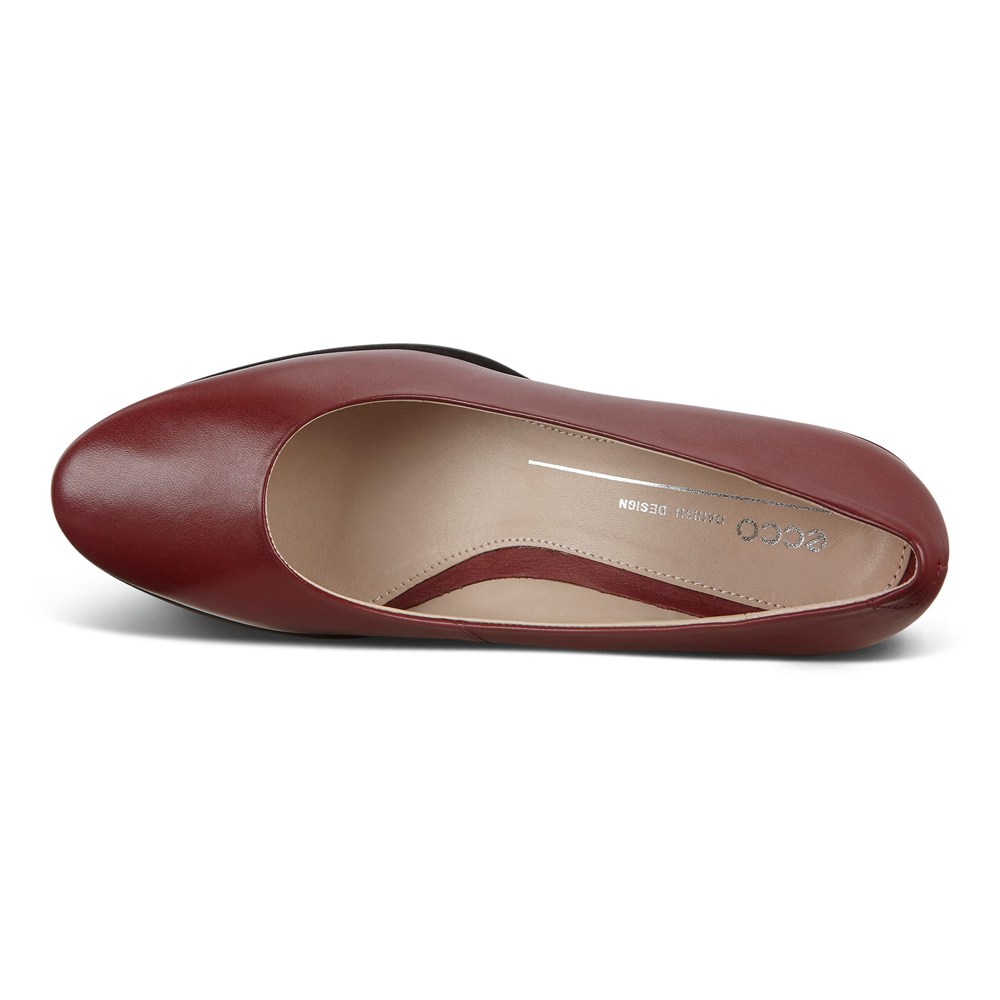 Loafers Mujer - ECCO Shape 45 Wedge - Vino - UGK587423